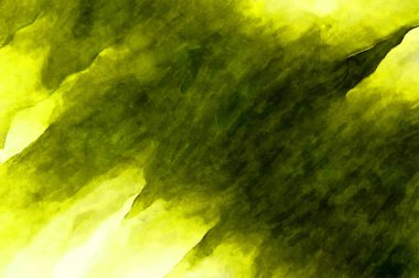 Soyut suluboya sanat eserleri. Fırça boyalı dijital resim. Renkli yaratıcı suluboya çizimi.