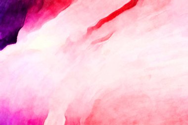 Soyut suluboya sanat eserleri. Fırça boyalı dijital resim. Renkli yaratıcı suluboya çizimi.