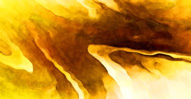 Soyut suluboya sanat eserleri. Fırça boyalı dijital resim. Renkli yaratıcı suluboya çizimi.