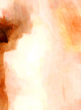 Soyut suluboya sanat eserleri. Fırça boyalı dijital resim. Renkli yaratıcı suluboya çizimi.