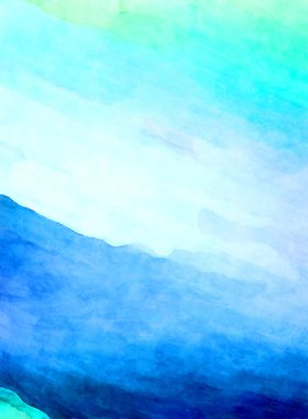 Soyut suluboya sanat eserleri. Fırça boyalı dijital resim. Renkli yaratıcı suluboya çizimi.