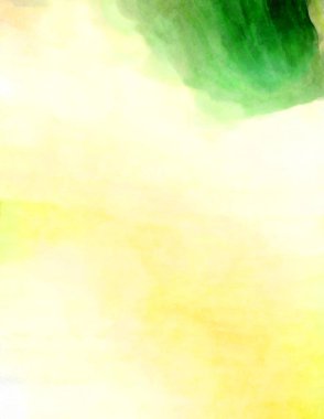 Soyut suluboya sanat eserleri. Fırça boyalı dijital resim. Renkli yaratıcı suluboya çizimi.