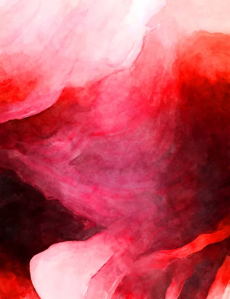 Soyut suluboya sanat eserleri. Fırça boyalı dijital resim. Renkli yaratıcı suluboya çizimi.