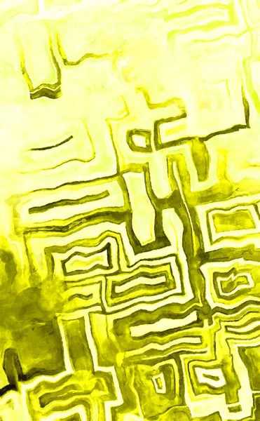 Soyut suluboya sanat eserleri. Fırça boyalı dijital resim. Renkli yaratıcı suluboya çizimi.