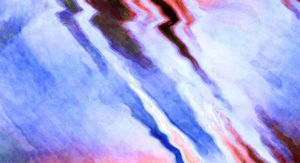 Soyut suluboya sanat eserleri. Fırça boyalı dijital resim. Renkli yaratıcı suluboya çizimi.
