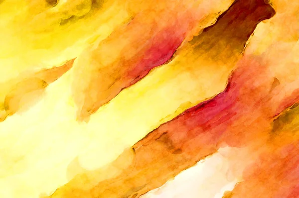 Soyut suluboya sanat eserleri. Fırça boyalı dijital resim. Renkli yaratıcı suluboya çizimi.