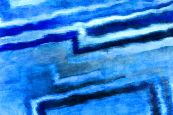 Soyut suluboya sanat eserleri. Fırça boyalı dijital resim. Renkli yaratıcı suluboya çizimi.