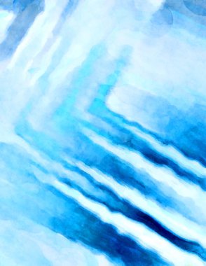 Soyut suluboya sanat eserleri. Fırça boyalı dijital resim. Renkli yaratıcı suluboya çizimi.