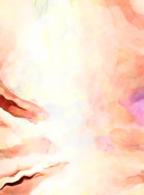 Soyut suluboya sanat eserleri. Fırça boyalı dijital resim. Renkli yaratıcı suluboya çizimi.