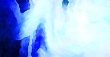 Soyut suluboya sanat eserleri. Fırça boyalı dijital resim. Renkli yaratıcı suluboya çizimi.