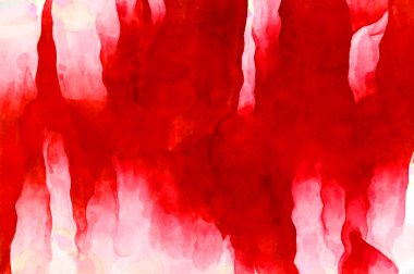 Soyut suluboya sanat eserleri. Fırça boyalı dijital resim. Renkli yaratıcı suluboya çizimi.