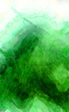 Soyut suluboya sanat eserleri. Fırça boyalı dijital resim. Renkli yaratıcı suluboya çizimi.