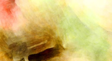 Soyut suluboya sanat eserleri. Fırça boyalı dijital resim. Renkli yaratıcı suluboya çizimi.