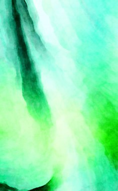 Soyut suluboya sanat eserleri. Fırça boyalı dijital resim. Renkli yaratıcı suluboya çizimi.