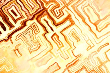 Soyut suluboya sanat eserleri. Fırça boyalı dijital resim. Renkli yaratıcı suluboya çizimi.