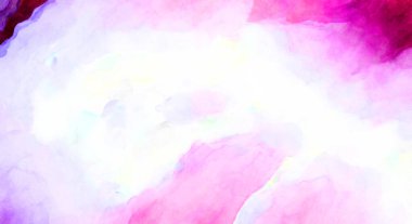 Soyut suluboya sanat eserleri. Fırça boyalı dijital resim. Renkli yaratıcı suluboya çizimi.