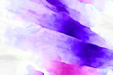 Soyut suluboya sanat eserleri. Fırça boyalı dijital resim. Renkli yaratıcı suluboya çizimi.