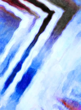 Soyut suluboya sanat eserleri. Fırça boyalı dijital resim. Renkli yaratıcı suluboya çizimi.