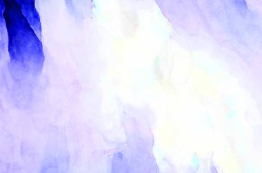 Soyut suluboya sanat eserleri. Fırça boyalı dijital resim. Renkli yaratıcı suluboya çizimi.