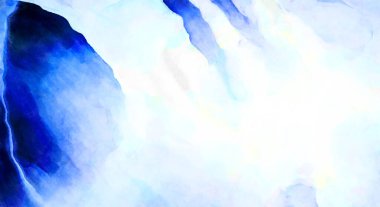 Soyut suluboya sanat eserleri. Fırça boyalı dijital resim. Renkli yaratıcı suluboya çizimi.