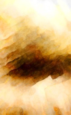 Soyut suluboya sanat eserleri. Fırça boyalı dijital resim. Renkli yaratıcı suluboya çizimi.