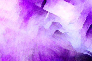 Soyut suluboya sanat eserleri. Fırça boyalı dijital resim. Renkli yaratıcı suluboya çizimi.