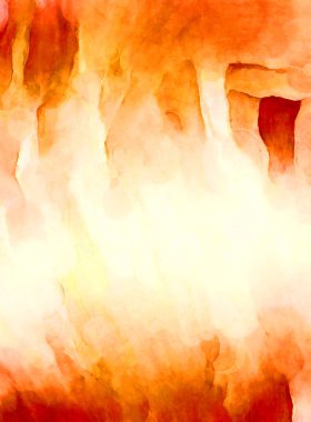 Soyut suluboya sanat eserleri. Fırça boyalı dijital resim. Renkli yaratıcı suluboya çizimi.