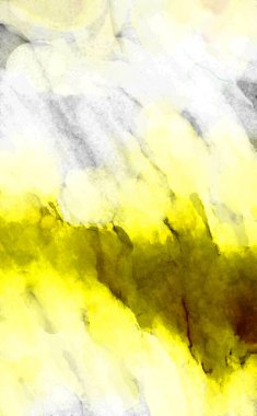 Soyut suluboya sanat eserleri. Fırça boyalı dijital resim. Renkli yaratıcı suluboya çizimi.