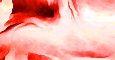 Soyut suluboya sanat eserleri. Fırça boyalı dijital resim. Renkli yaratıcı suluboya çizimi.