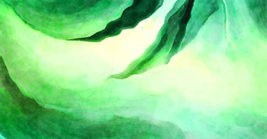 Soyut suluboya sanat eserleri. Fırça boyalı dijital resim. Renkli yaratıcı suluboya çizimi.