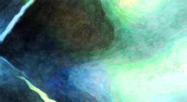 Soyut suluboya sanat eserleri. Fırça boyalı dijital resim. Renkli yaratıcı suluboya çizimi.