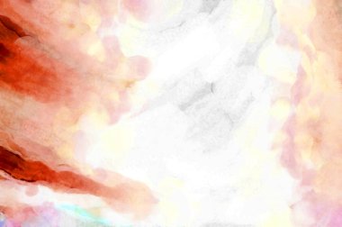 Soyut suluboya sanat eserleri. Fırça boyalı dijital resim. Renkli yaratıcı suluboya çizimi.