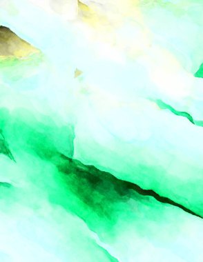 Soyut suluboya sanat eserleri. Fırça boyalı dijital resim. Renkli yaratıcı suluboya çizimi.