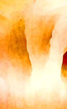 Soyut suluboya sanat eserleri. Fırça boyalı dijital resim. Renkli yaratıcı suluboya çizimi.