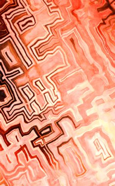 Soyut suluboya sanat eserleri. Fırça boyalı dijital resim. Renkli yaratıcı suluboya çizimi.