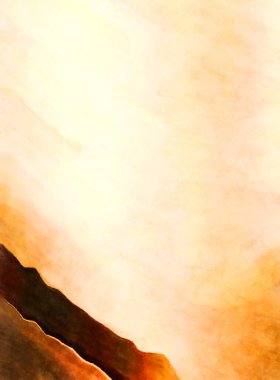 Soyut suluboya sanat eserleri. Fırça boyalı dijital resim. Renkli yaratıcı suluboya çizimi.