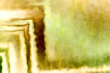 Soyut suluboya sanat eserleri. Fırça boyalı dijital resim. Renkli yaratıcı suluboya çizimi.