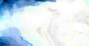 Soyut suluboya sanat eserleri. Fırça boyalı dijital resim. Renkli yaratıcı suluboya çizimi.