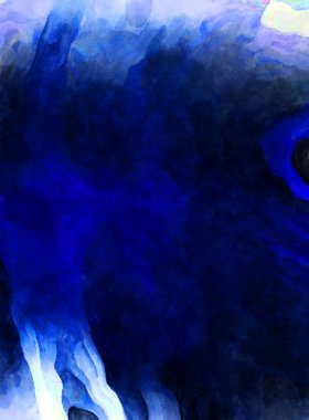 Soyut suluboya sanat eserleri. Fırça boyalı dijital resim. Renkli yaratıcı suluboya çizimi.