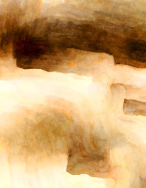 Soyut suluboya sanat eserleri. Fırça boyalı dijital resim. Renkli yaratıcı suluboya çizimi.