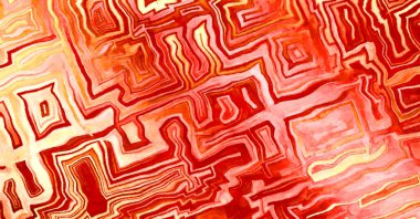 Soyut suluboya sanat eserleri. Fırça boyalı dijital resim. Renkli yaratıcı suluboya çizimi.