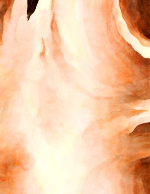 Soyut suluboya sanat eserleri. Fırça boyalı dijital resim. Renkli yaratıcı suluboya çizimi.