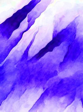 Soyut suluboya sanat eserleri. Fırça boyalı dijital resim. Renkli yaratıcı suluboya çizimi.