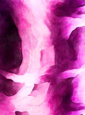 Soyut suluboya sanat eserleri. Fırça boyalı dijital resim. Renkli yaratıcı suluboya çizimi.