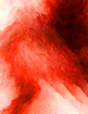 Soyut suluboya sanat eserleri. Fırça boyalı dijital resim. Renkli yaratıcı suluboya çizimi.