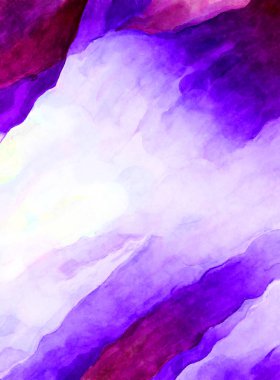 Soyut suluboya sanat eserleri. Fırça boyalı dijital resim. Renkli yaratıcı suluboya çizimi.