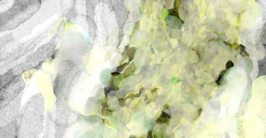 Soyut suluboya sanat eserleri. Fırça boyalı dijital resim. Renkli yaratıcı suluboya çizimi.