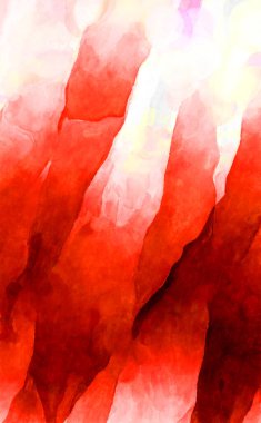 Soyut suluboya sanat eserleri. Fırça boyalı dijital resim. Renkli yaratıcı suluboya çizimi.