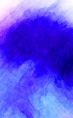 Soyut suluboya sanat eserleri. Fırça boyalı dijital resim. Renkli yaratıcı suluboya çizimi.