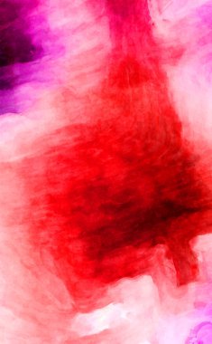 Soyut suluboya sanat eserleri. Fırça boyalı dijital resim. Renkli yaratıcı suluboya çizimi.